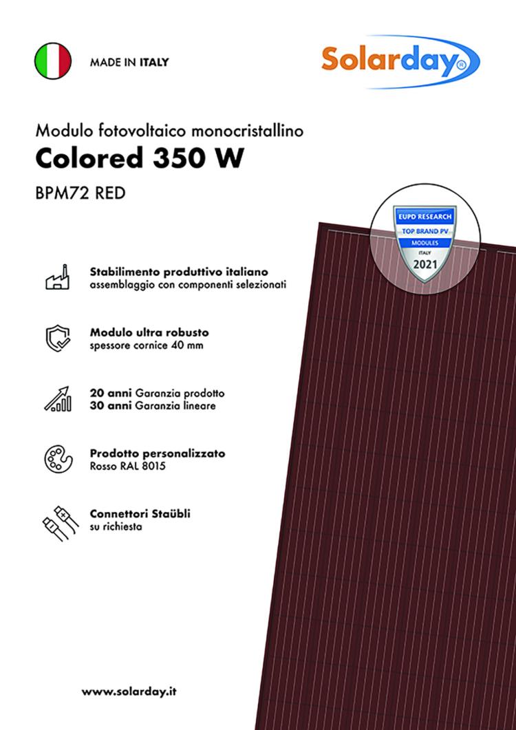 BPM72 RED-Colored 350 W
